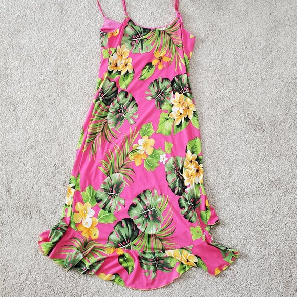 Large Women's Floyd By Smith Pink Floral Dress - Picture 4 of 4